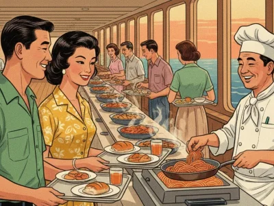 Le buffet en croisière : votre meilleur ami à bord !