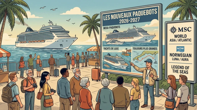 Les nouveaux paquebots 2026-2027 : ce qui arrive (et ce qu'on en pense)