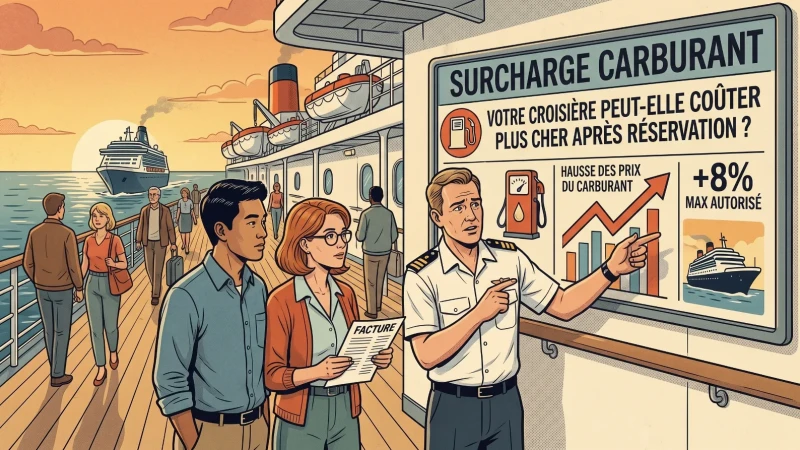 Surcharge carburant : votre croisière peut-elle coûter plus cher après réservation ?