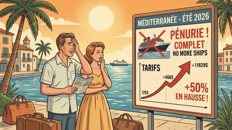 Pénurie de navires et surcharges carburant : les croisières en Méditerranée ont-elles VRAIMENT coûté plus cher en 2026 ?