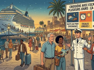 Croisière avec escales de plusieurs jours : ça existe ? Nuits au port, escales longues et vrais bons plans