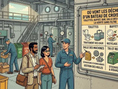 Où vont les déchets d'un bateau de croisière ? Toilettes, buffet, bar, salle des machines : la vérité sans filtre