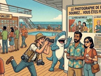 Le photographe de bord : 25 € pour une photo où vous avez les yeux fermés