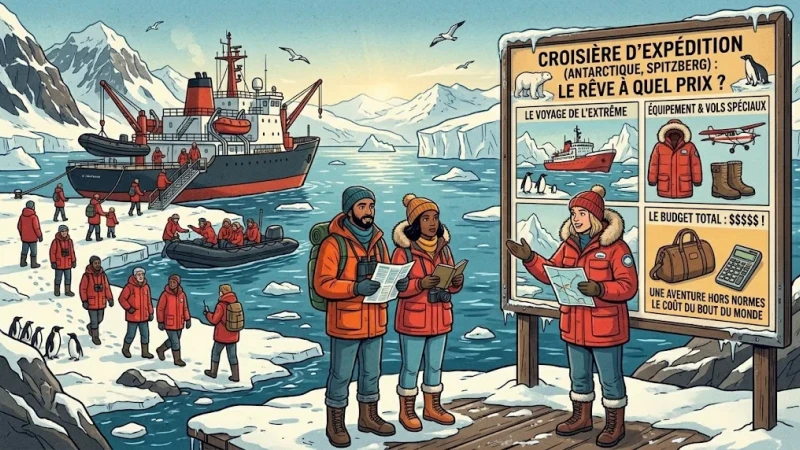 Croisière d'expédition (Antarctique, Spitzberg) : le rêve à quel prix ?