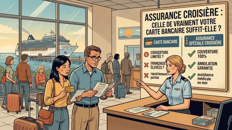 Assurance croisière : celle de votre carte bancaire suffit-elle ?