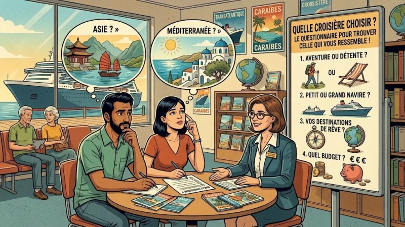 Quelle croisière choisir ? Le questionnaire pour trouver celle qui vous ressemble