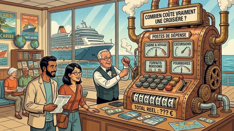 Combien coûte vraiment une croisière ? Le simulateur de budget poste par poste