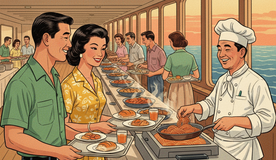 Le buffet en croisière : votre meilleur ami à bord !