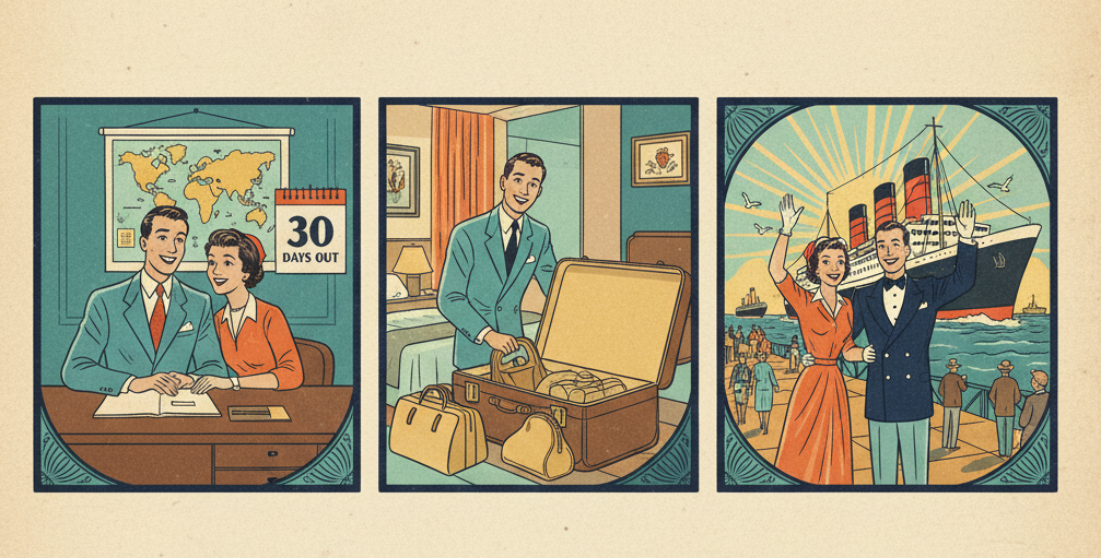 Compte à Rebours Avant Votre Croisière : Checklist Complète (6 Mois à J-1)